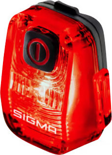 Sigma Hiro 10 rear light with StVZO approval - black