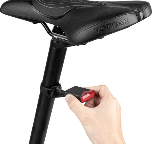 Topeak RedLite Touch LED rear light with StVZO approval - black-red