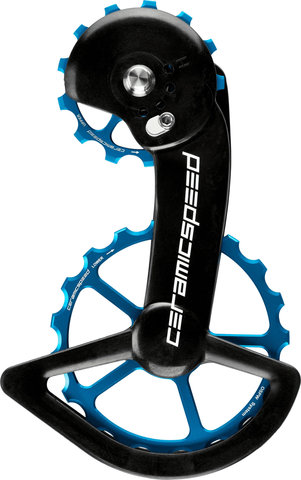 CeramicSpeed OSPW X Coated derailleur pulley system for Shimano GRX 2x12-speed - blue