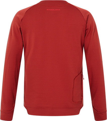 Endura SingleTrack Fleece Jersey - brick red/S