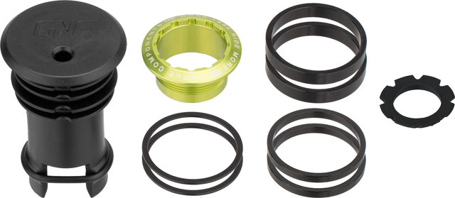 OneUp Components EDC V2 Tool Werkzeugset + EDC Top Cap Steuersatzkappe - black-green