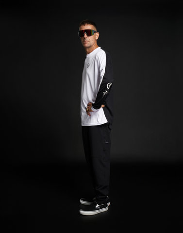 Loose Riders C/S 2 Tone Long Sleeve Jersey - white/M