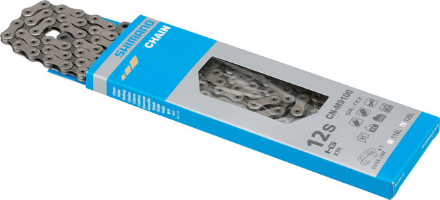 Shimano XTR / Dura-Ace / E-bike Quick-Link CN-M9100 12-speed Chain - silver/126
