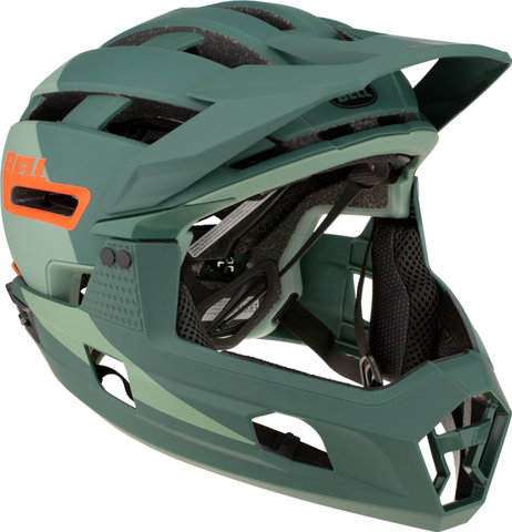 Bell Super Air R MIPS Helmet - matte-gloss green-infrared/55 - 59 cm