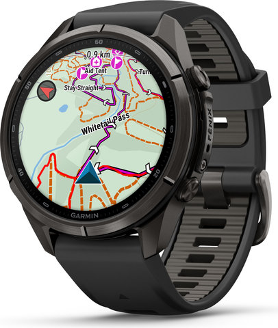Garmin fēnix 9 Pro – inReach AMOLED Titanium 43 mm Multisport Smartwatch - 