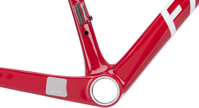 Factor O2 V.A.M. Disc T47a SRAM DUB Carbon Frame Kit Model 2023 - red velvet/54 cm, 110 mm x 38 cm, SB 0 mm