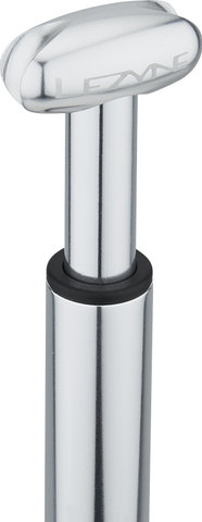 Lezyne Bomba Micro Floor Drive HP sin indicador de presión - plata