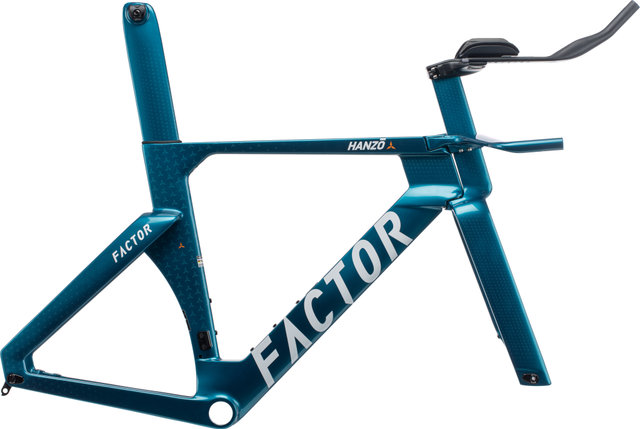 Factor Hanzo Time Trial Frameset - pearl green/L/12 mm Thru Axle
