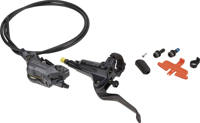 Shimano CUES BR-U8020 Disc Brake w/ Resin Pad J-Kit - black/Front wheel/Left (side-specific)