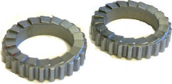 DT Swiss Juego de arandelas dentadas cromado duro - universal