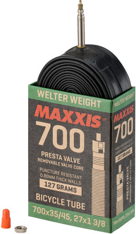 Maxxis Cámara de aire Welterweight 28" - negro/700 x 35-45 SV 36 mm