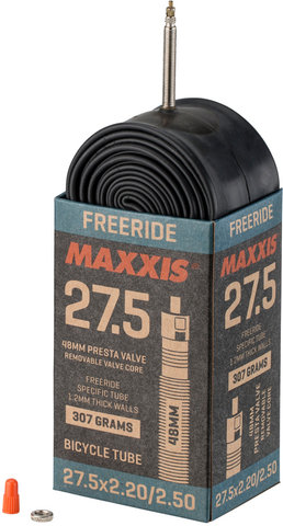 Maxxis Freeride/Downhill Light 27.5" Inner Tube - black/27.5x2.2-2.5 Presta 48 mm