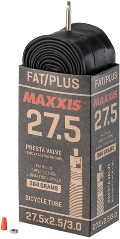 Maxxis Plus / Fatbike 27.5+ inner tube - black/27.5x2.5-3.0 Presta