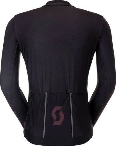 Scott Pro Mid L/S Trikot - cocoa red-black | S