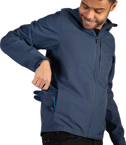 Endura Hummvee Waterproof Hooded Jacket - ink blue | M