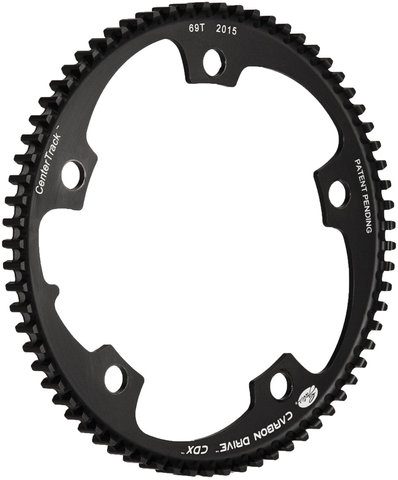 CDX Tandem Front Belt Drive Sprocket - OEM Packaging - black/69 tooth