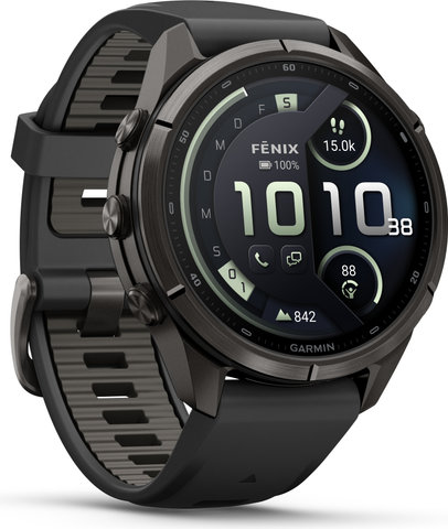 Garmin fēnix 9 Pro – inReach AMOLED Titanium 43 mm Multisport Smartwatch - 