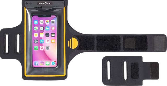 FIDLOCK Hermetic Armband Handyhülle - schwarz-orange