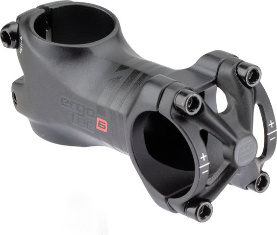 ergotec Tija de Manillar Piranha 31.8 - Embalaje de Taller - schwarz | +6°/-6° (FlipFlop) | 70 mm