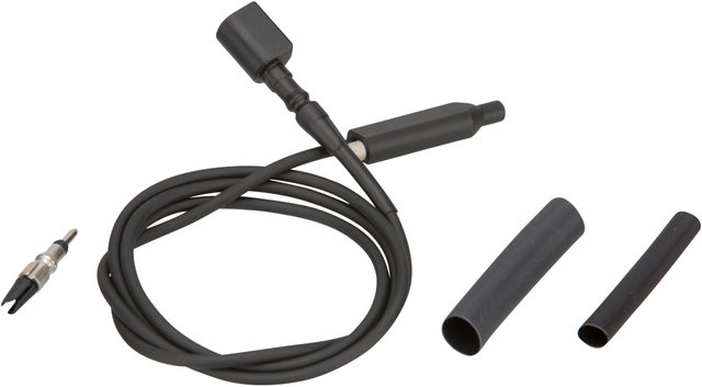 SON Caja de conexiones coaxial con cable, adaptador y enchufe coaxiales - negro-plata/universal