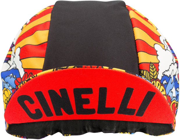 Cinelli West Coast Cycling Cap - black-red/unisize