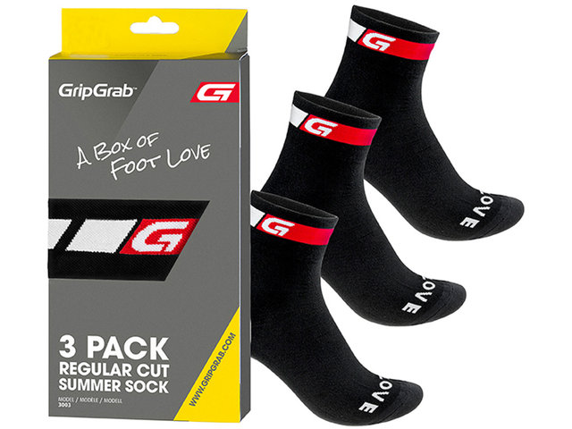 Calcetines paquete de 3 pares Classic Regular Cut - black/41-44