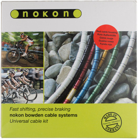 Nokon Set Universal de cambios y frenos Konkavex - rojo/universal