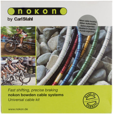 Nokon Set Universal de cambios y frenos Konkavex - plata/universal