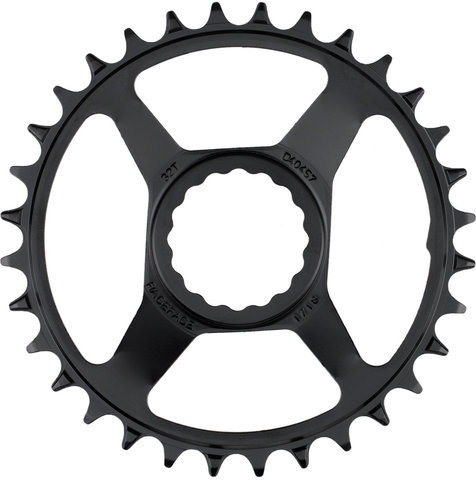 Race Face Plato Narrow Wide Steel Cinch Direct Mount, 10/11/12 velocidades - black/32 dientes