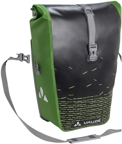 Aqua Back Print Single Hinterradtasche - black-green/24 Liter