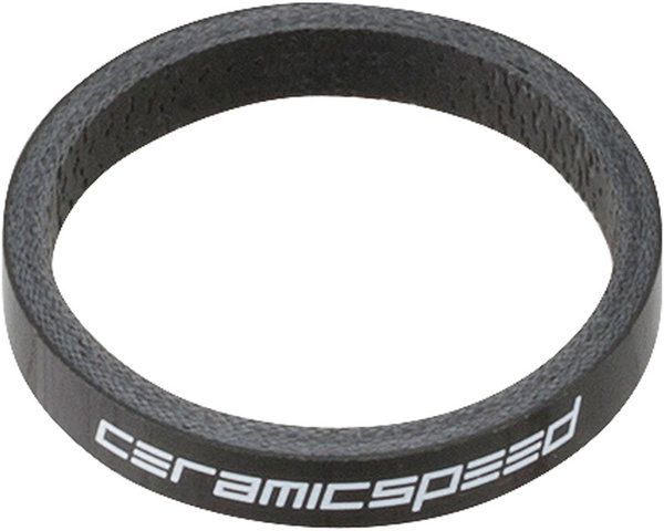 CeramicSpeed Carbon Spacer con logotipo - black/5 mm
