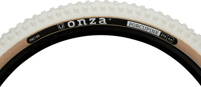 Onza Porcupine TRC SC60 27.5" White Edition Folding Tyre - white-brown/27.5 /61-584/2.4 