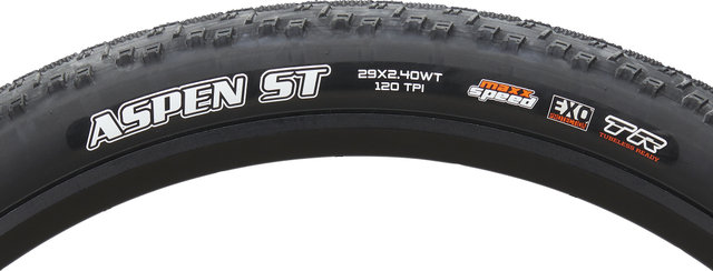 Maxxis Cubierta plegable Aspen ST MaxxSpeed EXO WT TR 29" - negro/29 /61 /61-622/2.4 