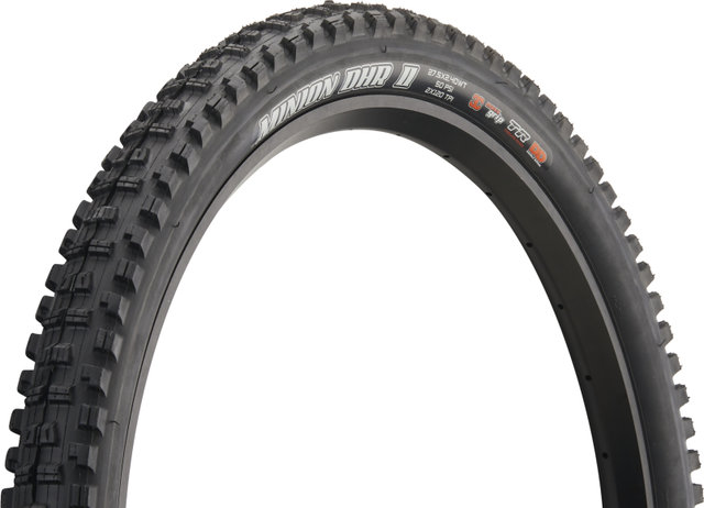 Maxxis Pneu Souple Minion DHR II 3C MaxxGrip DD WT TR 27,5" - noir/27.5 /61 /61-584/2.4 