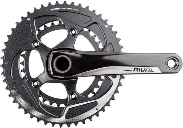 SRAM Juego de bielas Rival 22 GXP 11 velocidades - black-grey/172,5 mm 34-50