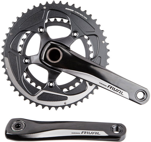 SRAM Juego de bielas Rival 22 GXP 11 velocidades - black-grey/172,5 mm 34-50