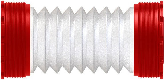 Rotor Eje de pedalier T4724 interno de cerámica - rojo | T47