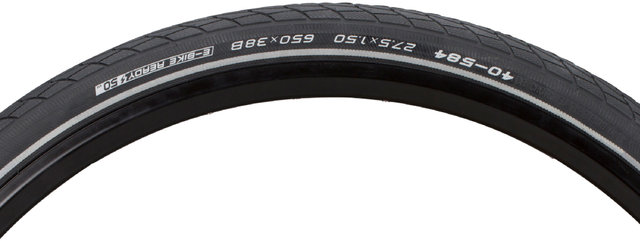 Schwalbe Cubierta de alambre Marathon Plus 27,5" - negro-reflejante/27,5x1,5 (40-584)