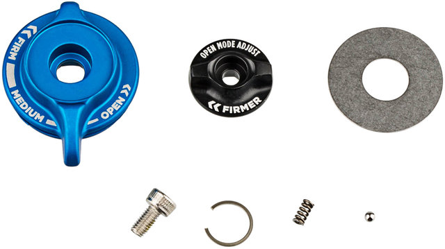 Topcap Interface Parts for FIT4 Suspension Fork Models as of 2016 - universal/open / medium / firm, with adjust