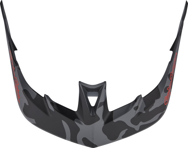 Troy Lee Designs Visière pour Casque A3 - camo gray-red
