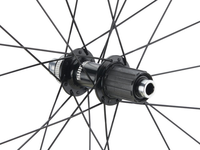 Shimano WH-RS710-C32-TL Disc Center Lock Carbon Laufradsatz - schwarz/Non Boost/Non Boost/142 mm/100 mm/28"/Shimano Road/100 mm/Shimano Road/100 mm/142 mm