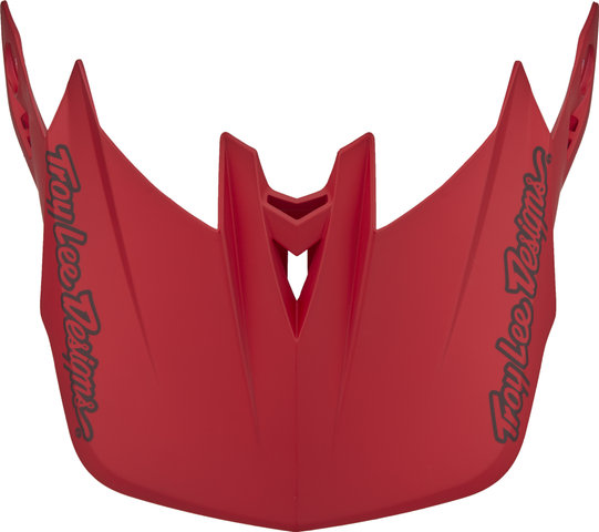 Troy Lee Designs Spare Visor for D4 Composite MIPS Helmets - stealth red/universal