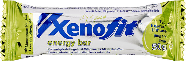 Xenofit Barre Énergétique energy bar - 1 pièce - gingembre-citron vert