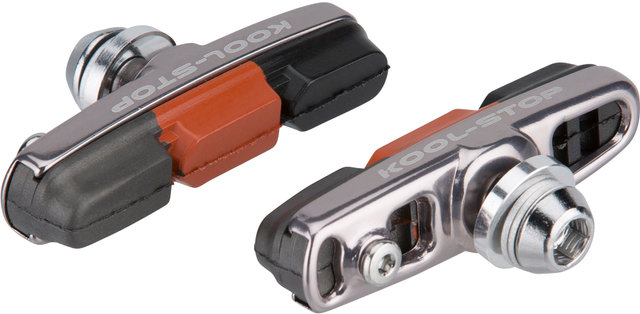 Kool Stop Cartridge H11 Dura 2 Triple Lite Brake Pads - black-salmon-grey/universal