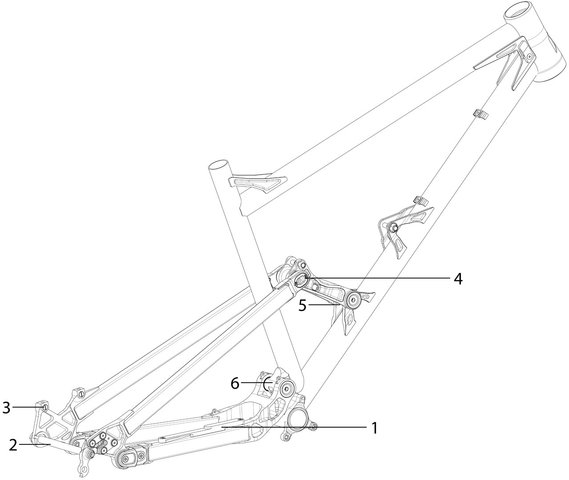 Nicolai Ion 15 Spare Frame Parts - 6/universal