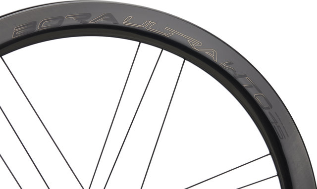Campagnolo Bora Ultra WTO 45 C23 Disc Center Lock 28" Laufradsatz - schwarz/28"/142 mm/100 mm/Shimano Road