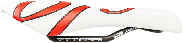 613 Tri Triathlon Sattel - weiß-rot/130 mm
