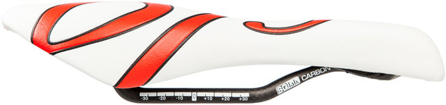 SQlab Selle Triathlon 613 Tri Triathlon - blanc-rouge/130 mm