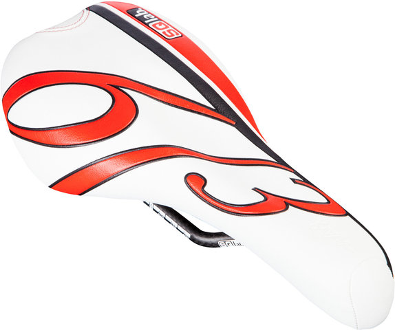 SQlab 613 Tri Triathlon Saddle - white-red/130 mm