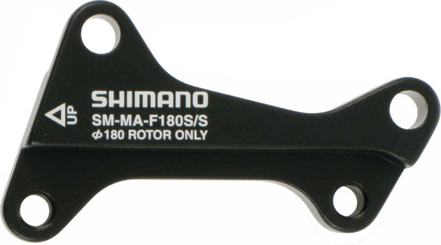 Shimano Adaptador de frenos de disco para discos de 180 mm - negro/RD IS sobre IS
